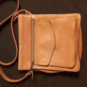 Fossil leather crossbody bag